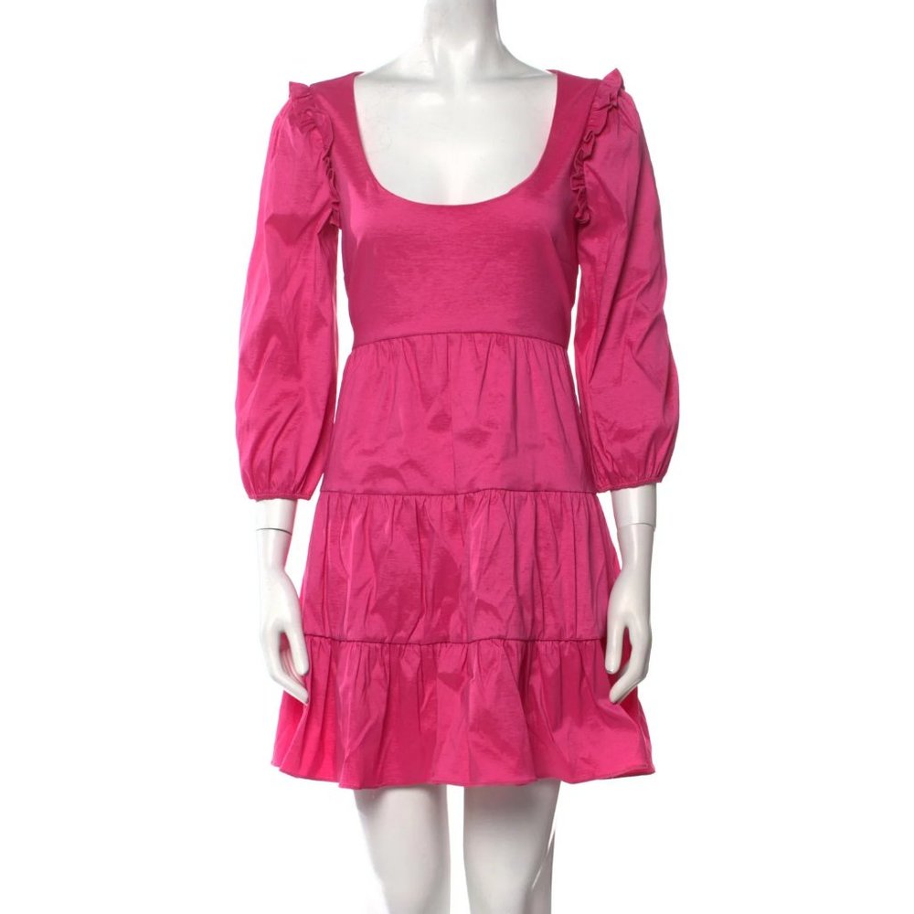 Likely Pink Scoop Neck Mini Dress Size 8